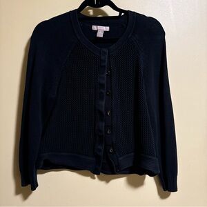 Banana Republic Black Cardigan Sweater L